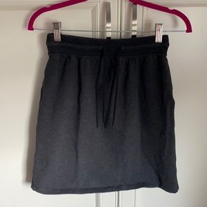 Lululemon Start Anew Grey Sweat Skirt Size 4